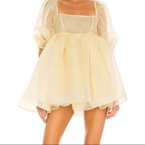 Selkie Puff Dress Banana 1X